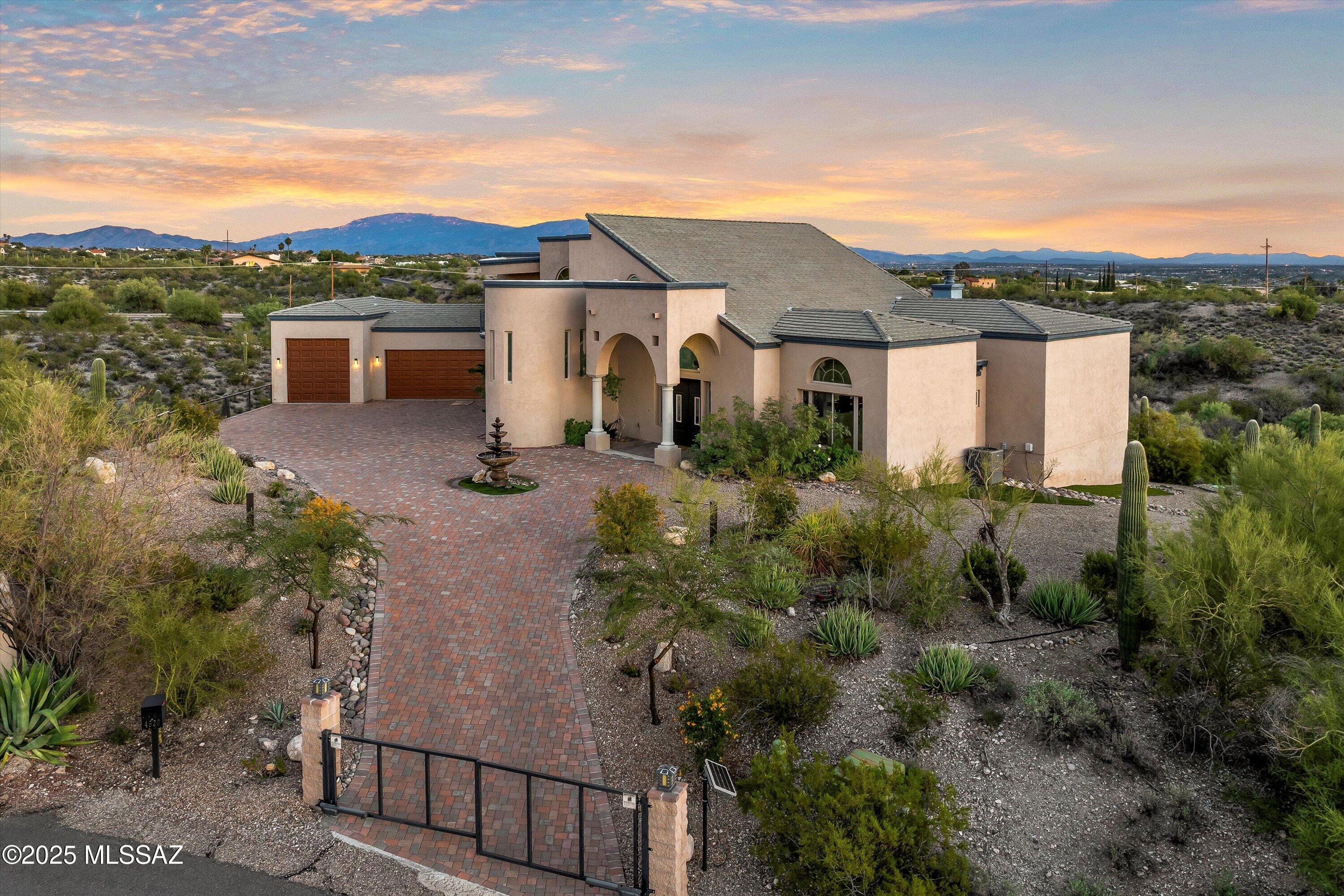 4620 East Swans Nest Road Tucson, AZ 85718 - Photo 40 of 45 Aerial View Front
