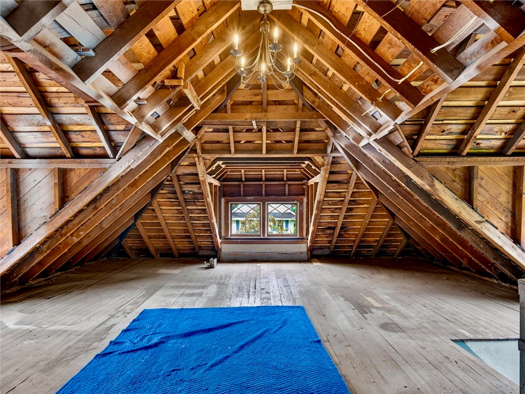 132 Mulberry Street Rochester, NY 14620 - Photo 29 of 50 Full attic with stair access from hallway