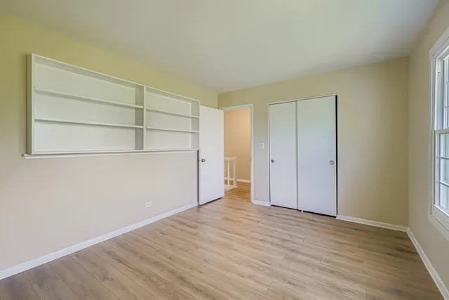 wooden floor in an empty room