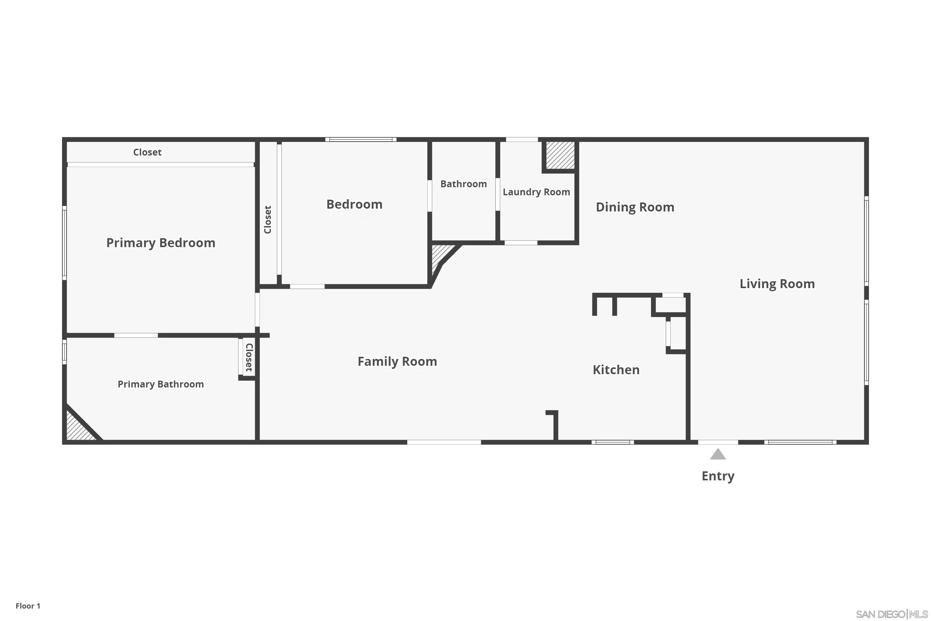 7467 Mission Gorge Road, Unit SPC 291 Santee, CA 92071 - Photo 40 of 40 a picture of a utility room with a sink