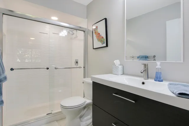 a view of a livingroom with a flat screen tv