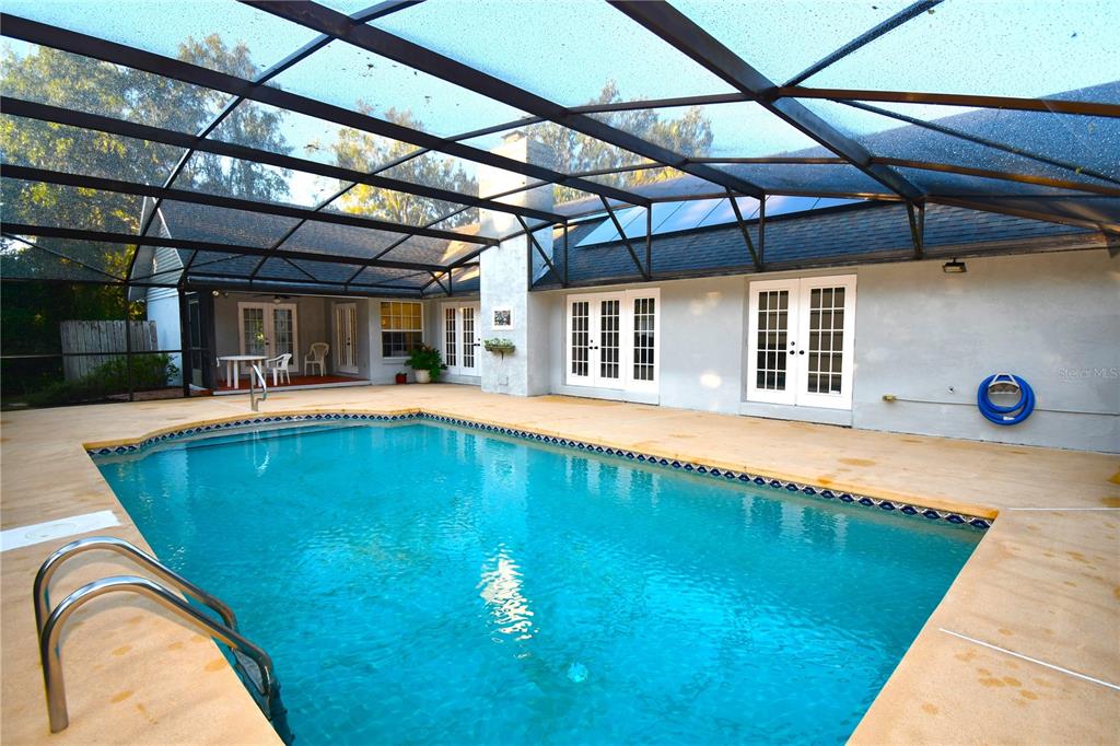 611 Old Eustis Road Mount Dora, FL 32757 - Photo 37 of 45 a view of swimming pool with outdoor seating