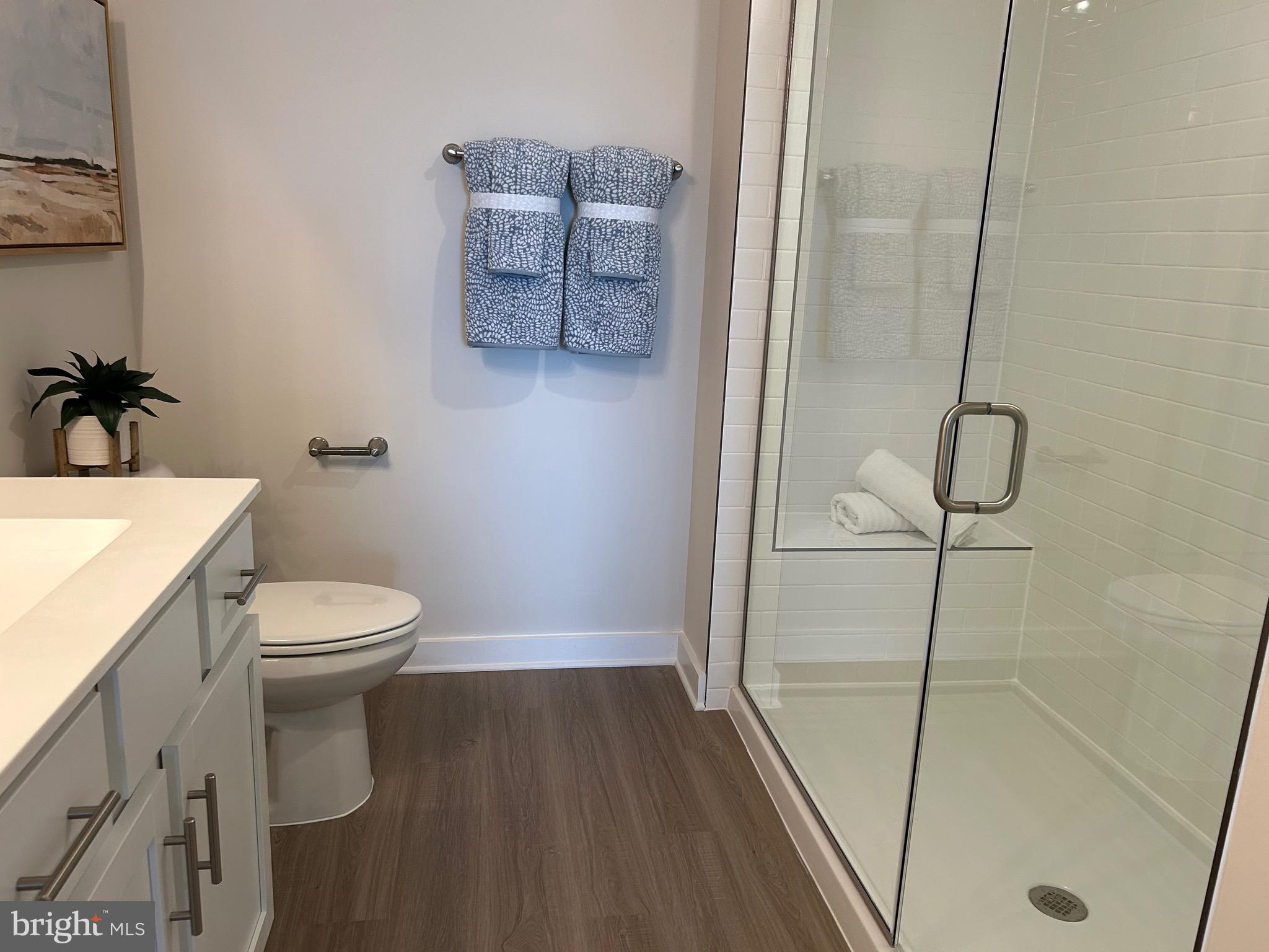 265 Baker Drive Luray, VA 22835 - Photo 20 of 22 a bathroom with a toilet a sink and shower