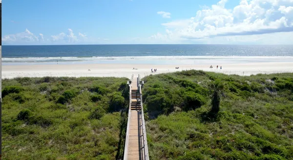 a view of a yard with an outdoor space