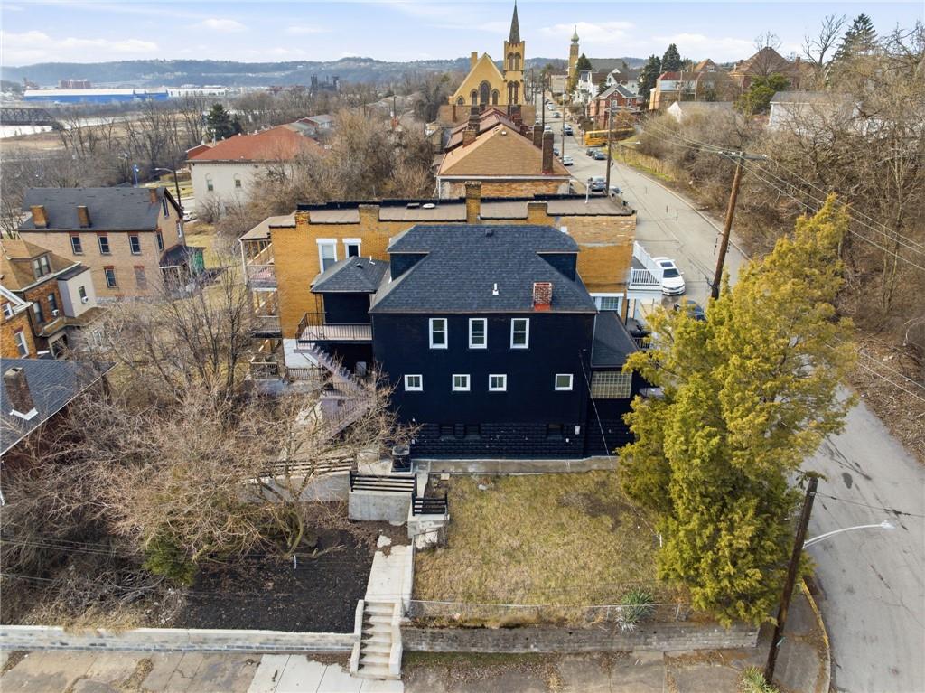 3 3rd Avenue Braddock, PA 15104 - Photo 41 of 46 a aerial view of a house with a yard
