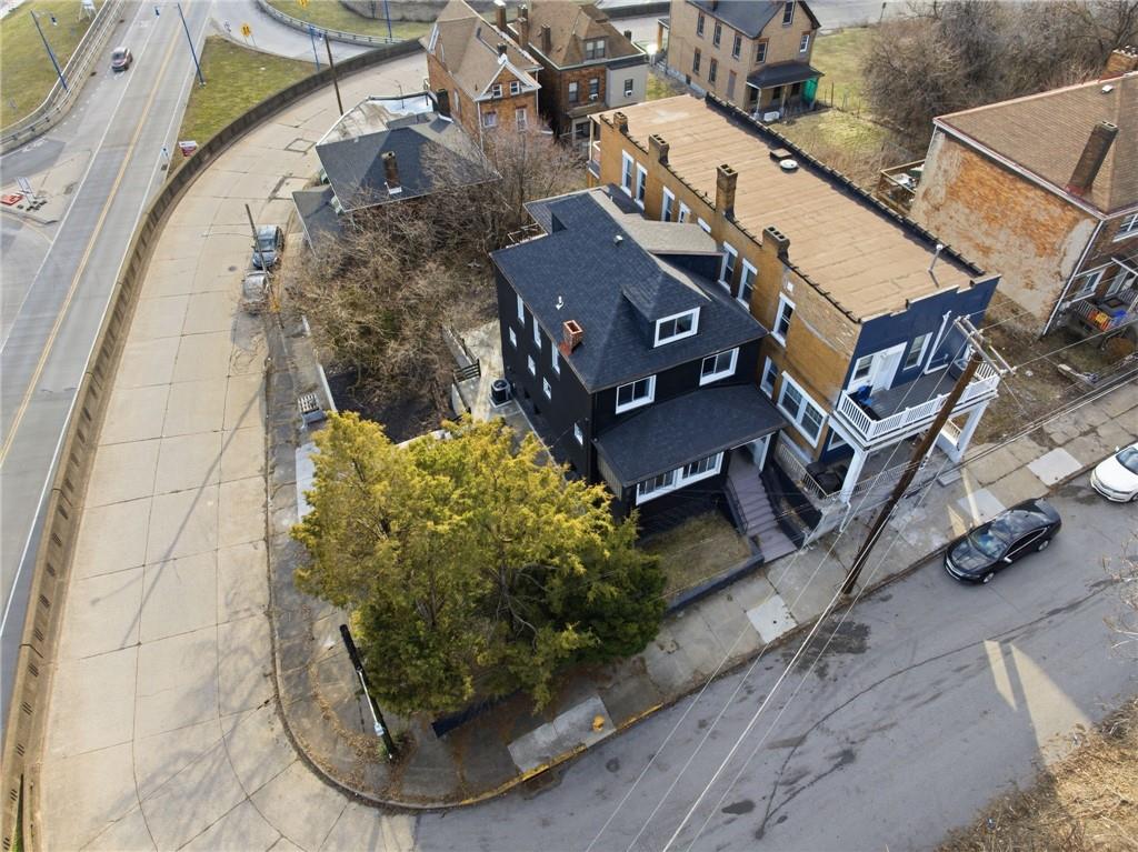 3 3rd Avenue Braddock, PA 15104 - Photo 46 of 46 an aerial view of a house with a yard and sitting space