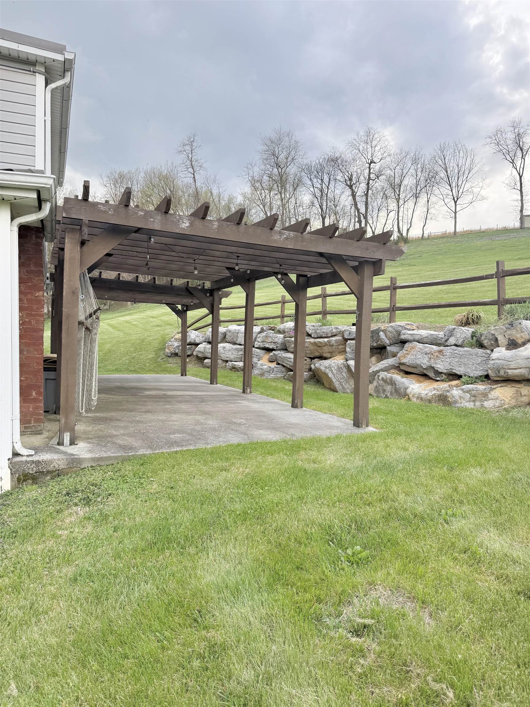 15385 Evergreen Valley Road Timberville, VA 22853 - Photo 40 of 44 a view of a yard with an outdoor space