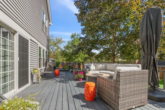 a view of deck with wooden deck and seating space