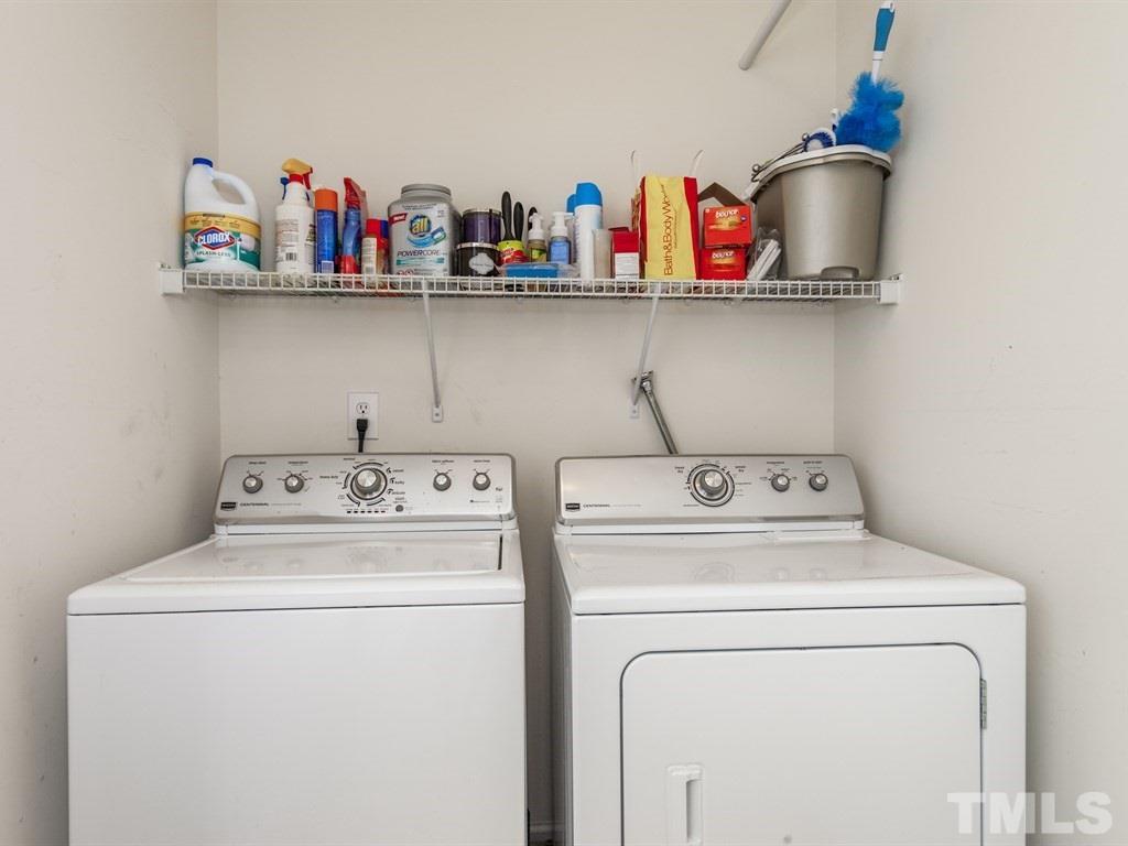 300 Hope Valley Road Knightdale, NC 27545 - Photo 22 of 25 a utility room with dryer and washer