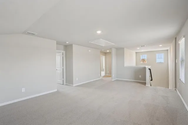 a view of an empty room