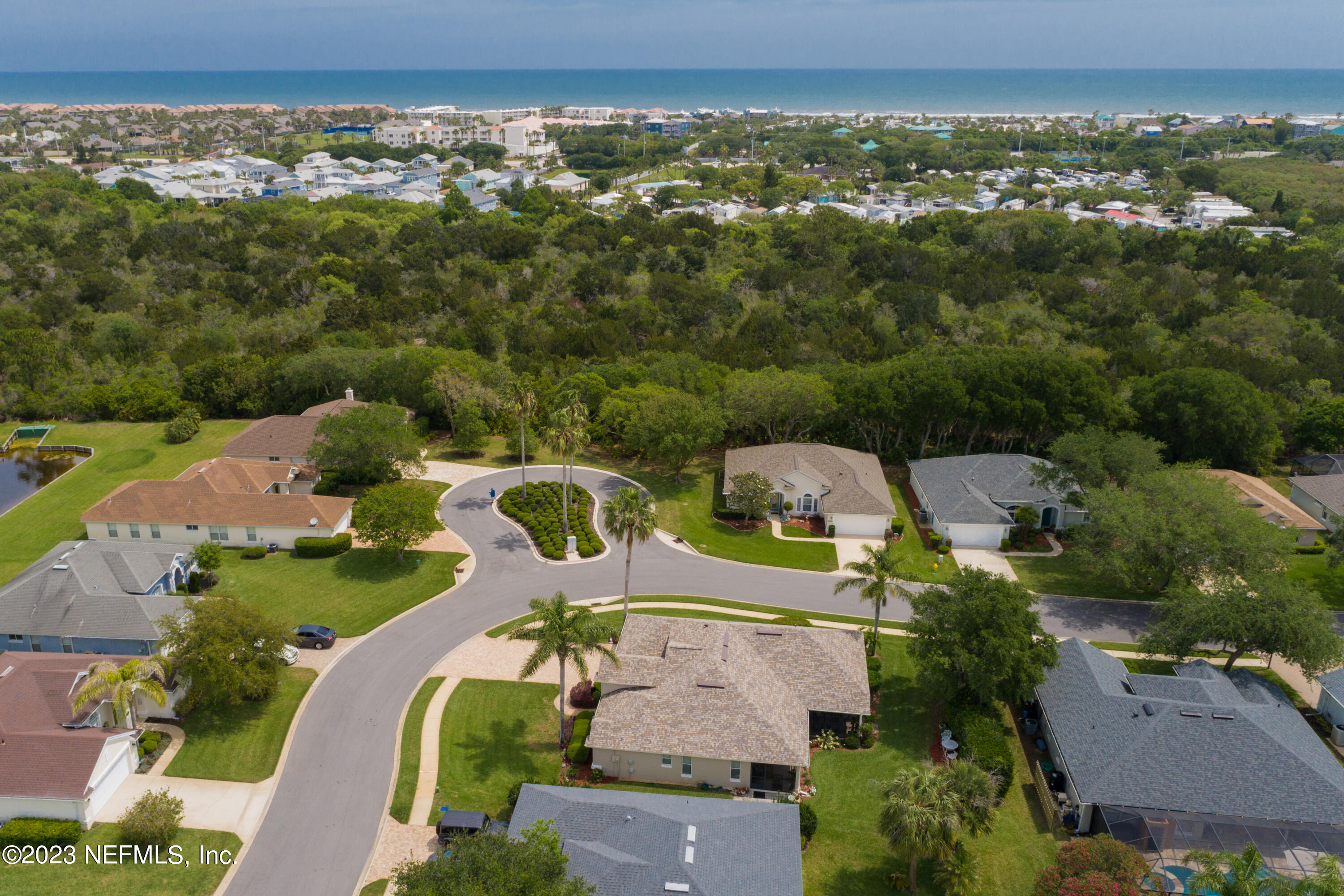 293 San Nicolas Way St. Augustine, FL 32080 - Photo 4 of 51 an aerial view of a house with a garden