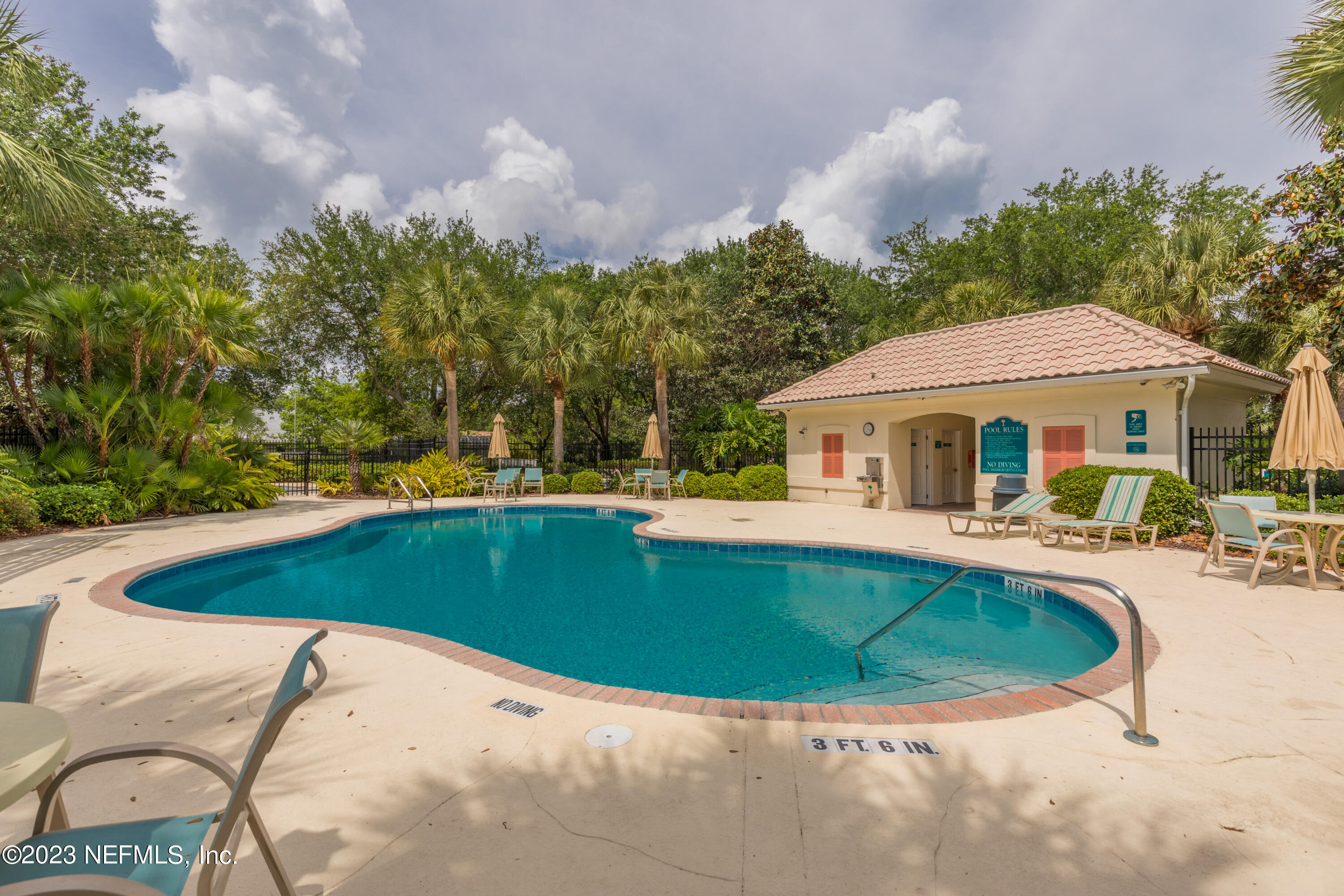 293 San Nicolas Way St. Augustine, FL 32080 - Photo 46 of 51 a view of a house with swimming pool and porch