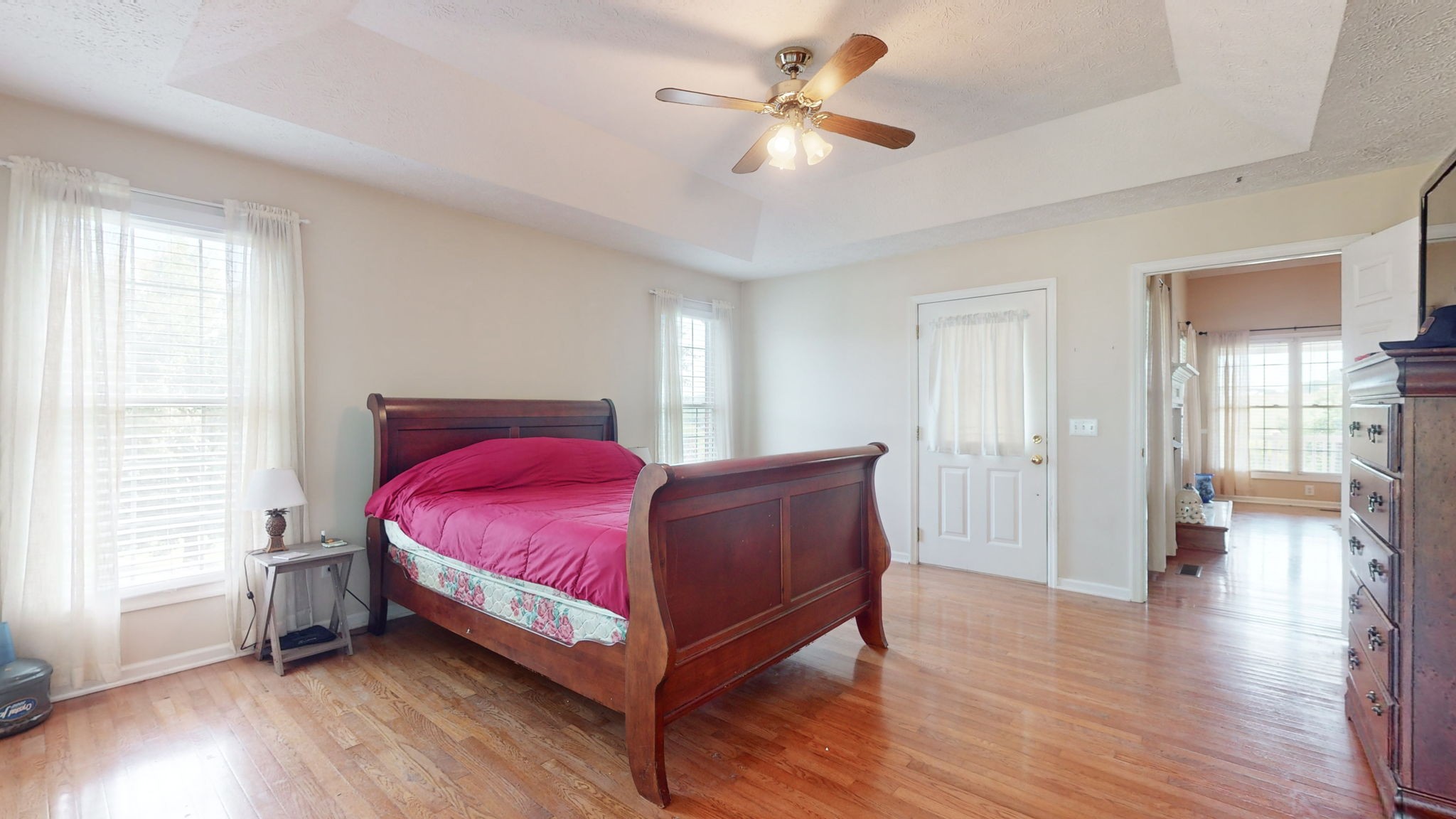 1985 Linwood Road Watertown, TN 37184 - Photo 45 of 57 a bed room with a bed and a chandelier