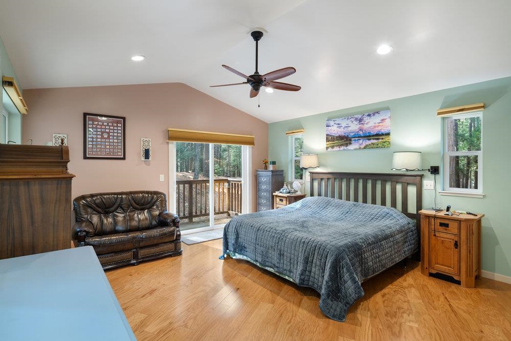 58882 Little Long Valley Creek Road Cromberg, CA 96103 - Photo 12 of 28 a bedroom with a bed couch and a window