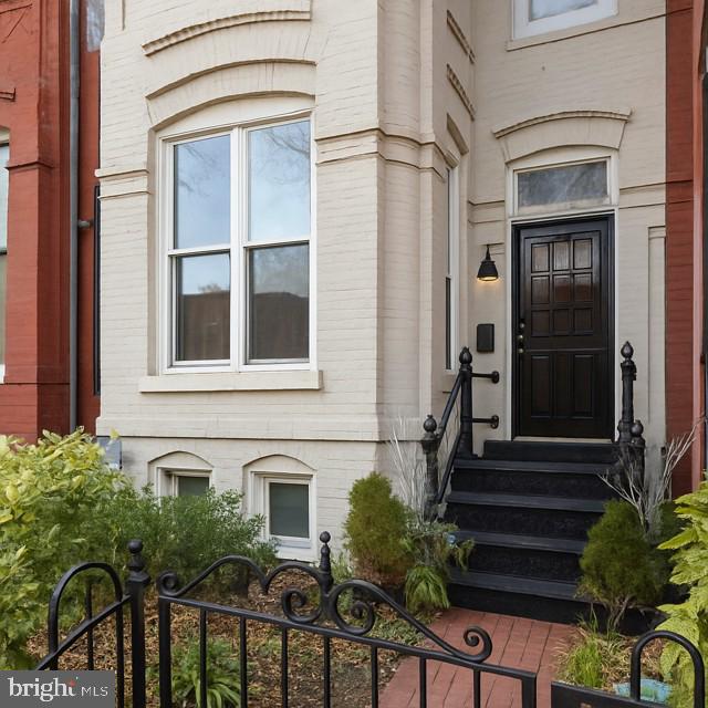 726 3rd Street Northeast Washington, DC 20002 - Photo 2 of 41 a view of front door and potted plants