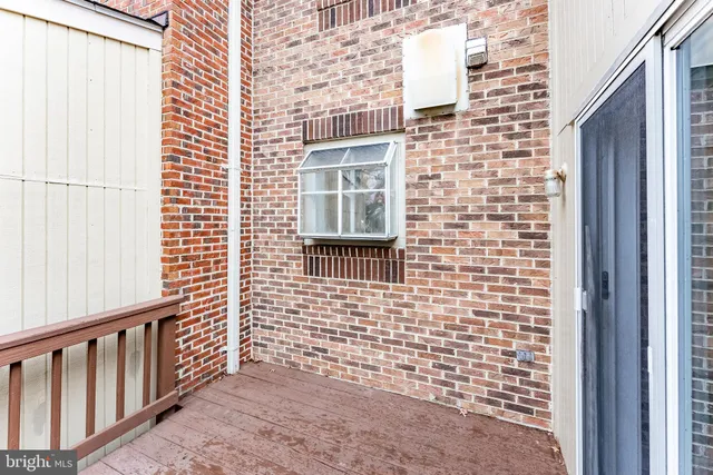 a view of front door of house
