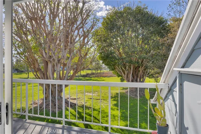 a view of outdoor with large trees