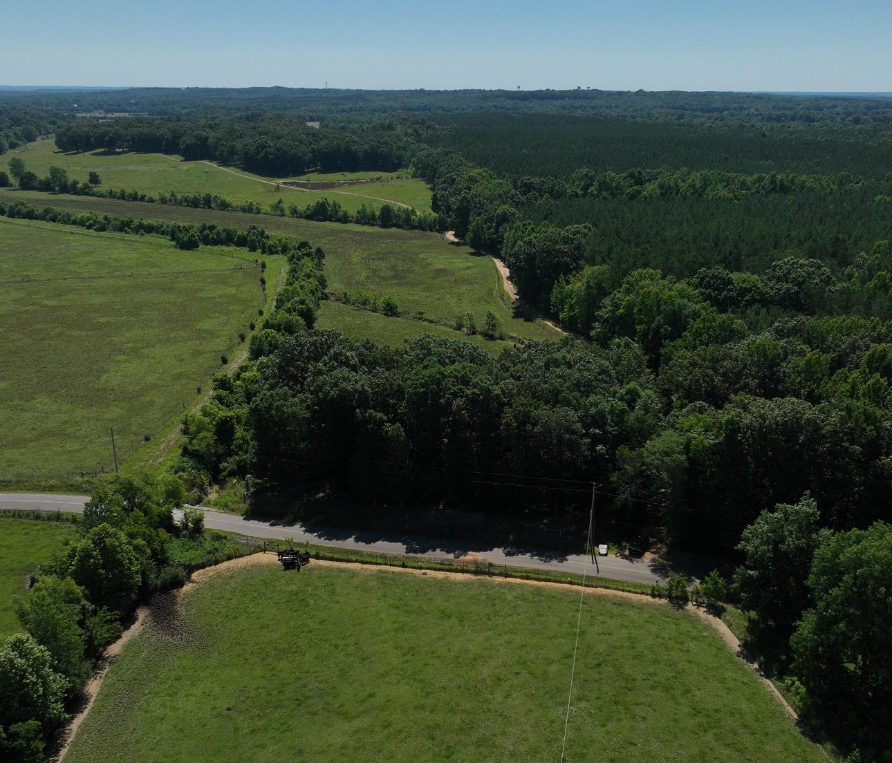 994 North Prather Road Michie, TN 38357 - Photo 21 of 22 Drone / aerial view with a rural view