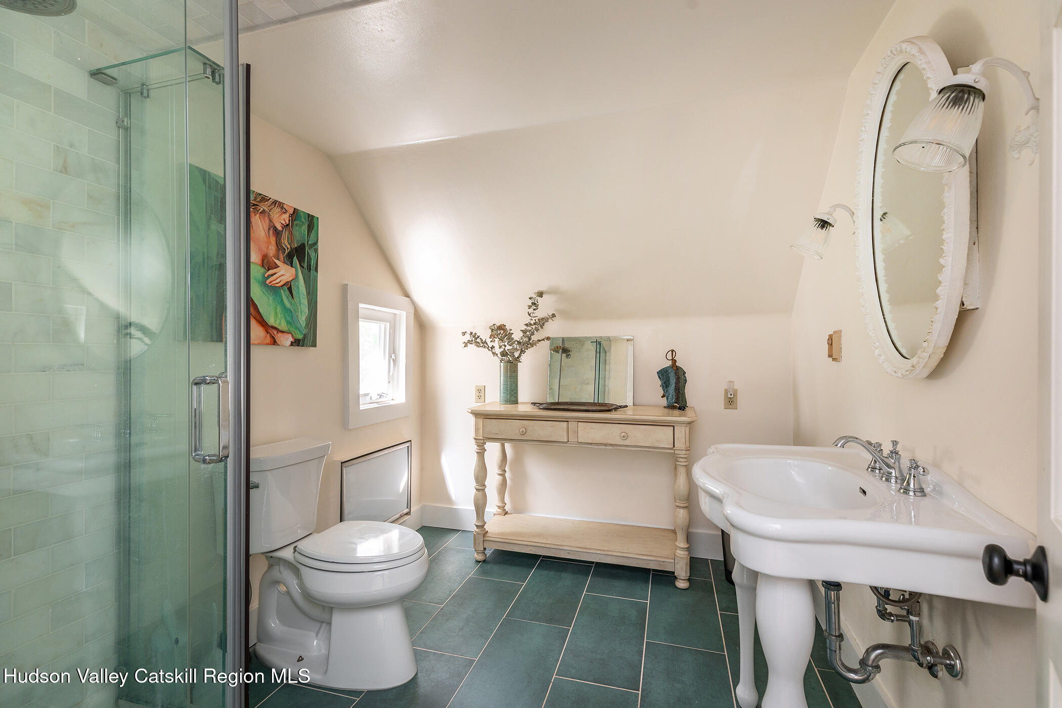 202 Buckwheat Bridge Road Germantown, NY 12526 - Photo 26 of 47 a bathroom with a toilet sink and mirror