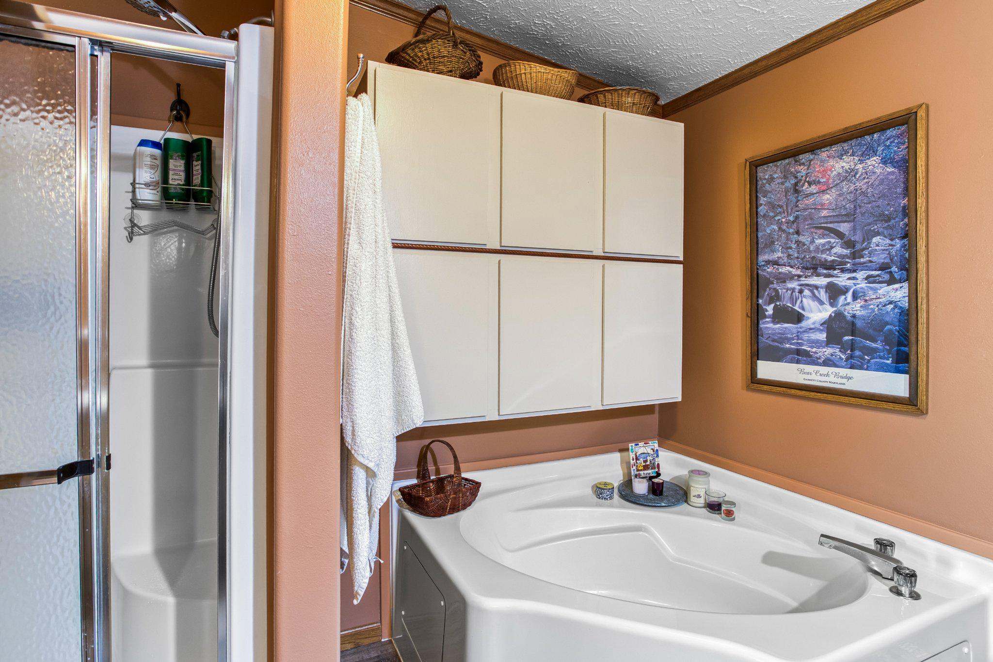 335 Charley Bowser Road Accident, MD 21520 - Photo 33 of 85 Garden Tub in Primary Bath/Walk-in shower