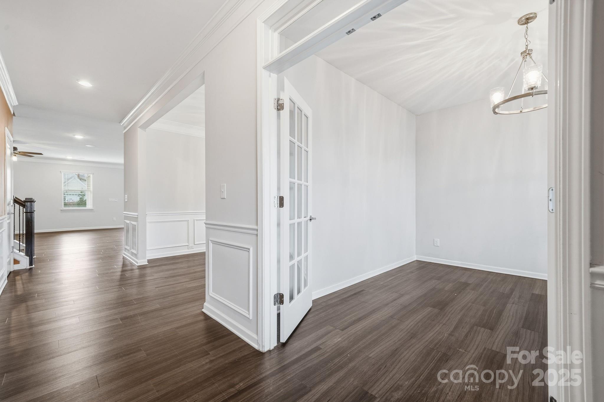 2612 Keady Mill Loop Kannapolis, NC 28081 - Photo 3 of 48 a view of a hallway with wooden floor