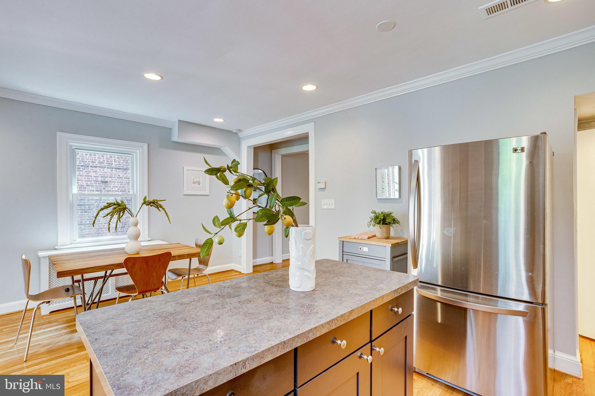 1563 44th Street Northwest Washington, DC 20007 - Photo 11 of 46 Kitchen island & DR
