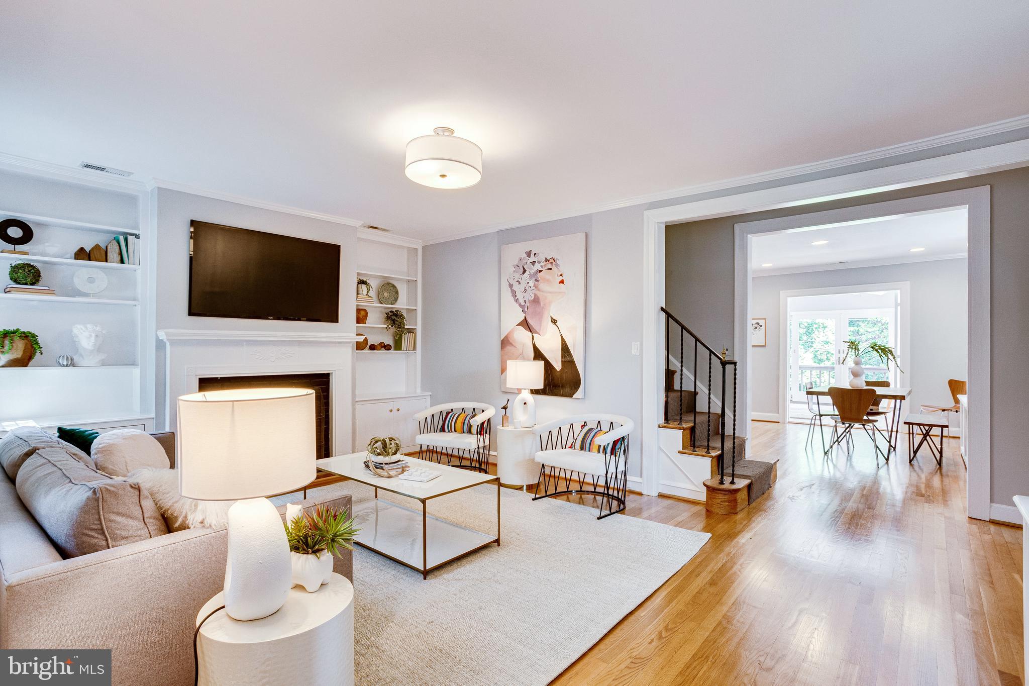 1563 44th Street Northwest Washington, DC 20007 - Photo 46 of 46 Open main level floor plan