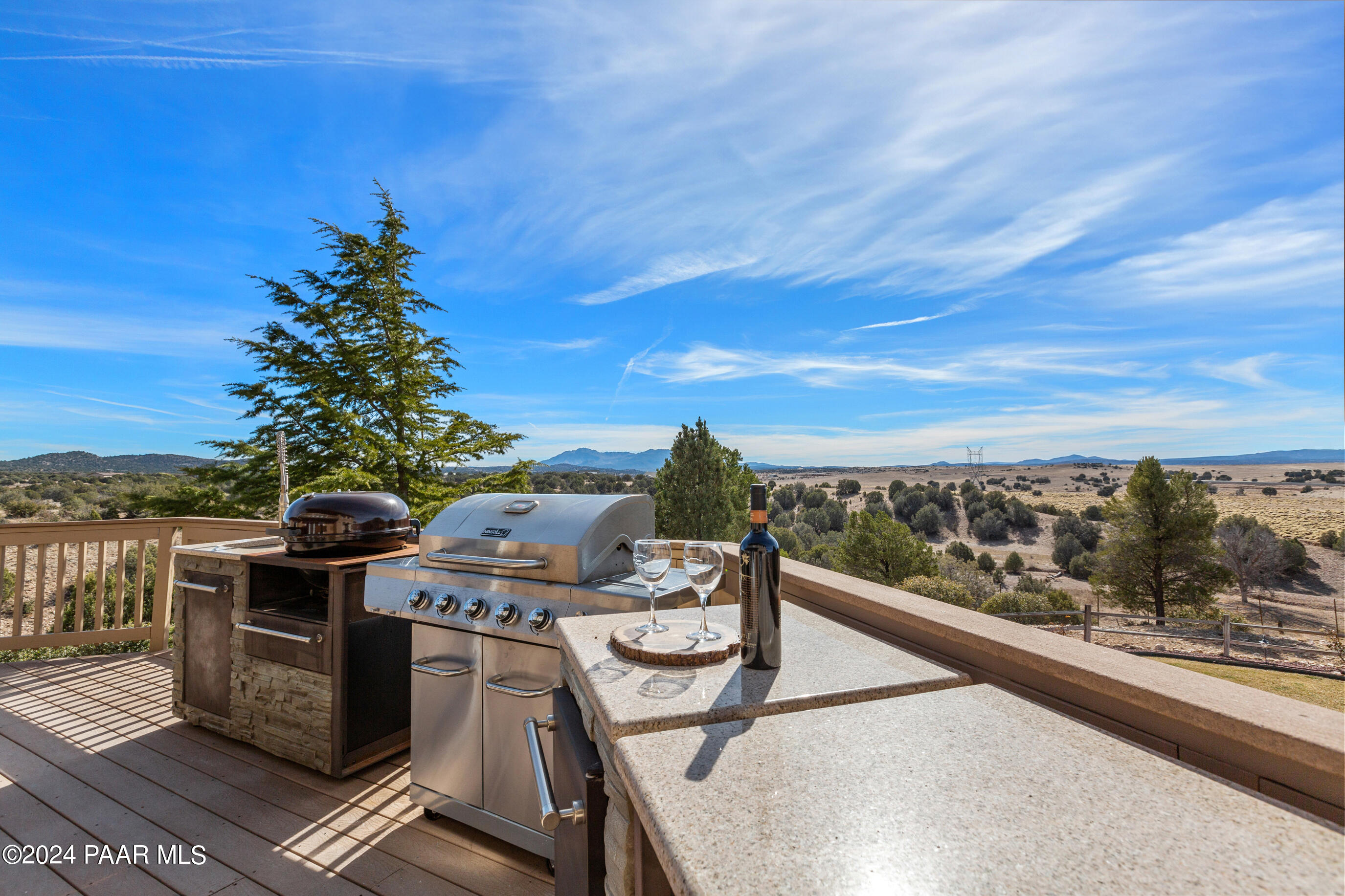 8051 Dillon Wash Road Prescott, AZ 86305 - Photo 13 of 92 peaceful view deck