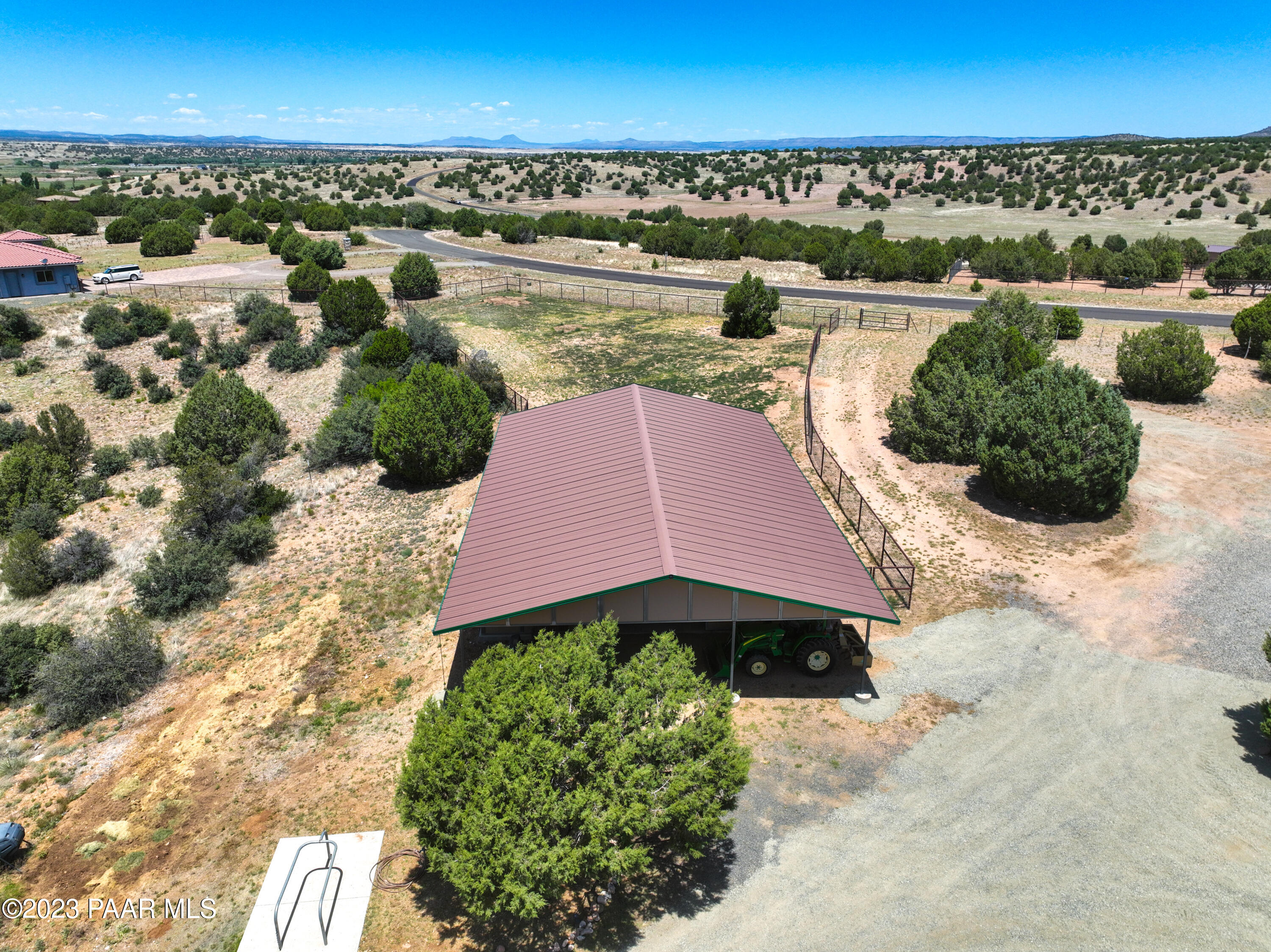 8051 Dillon Wash Road Prescott, AZ 86305 - Photo 87 of 92 Aerial View Barn