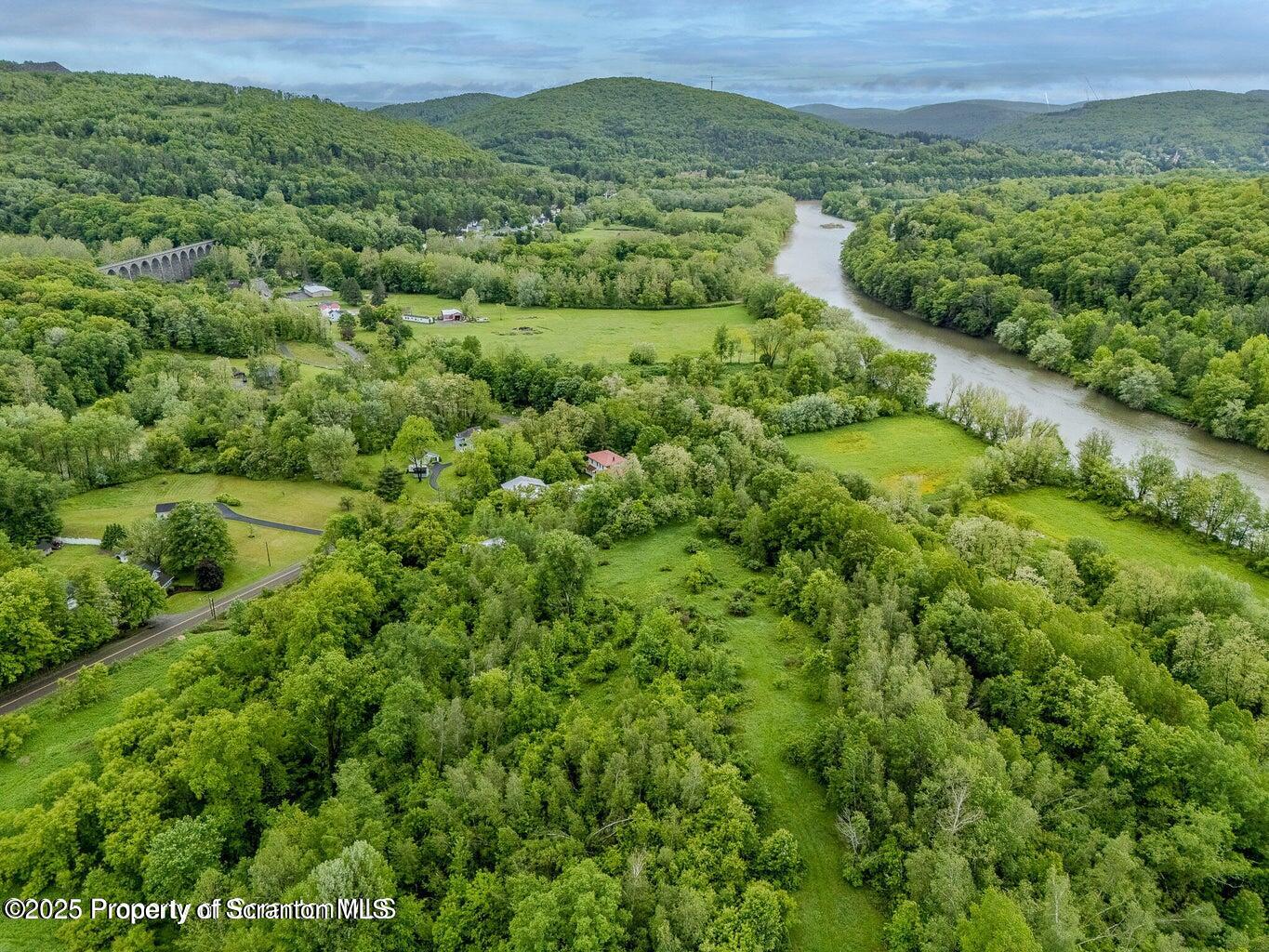 436 State Line Road Susquehanna, PA 18847 - Photo 12 of 13 a view of a lush green forest with a houses
