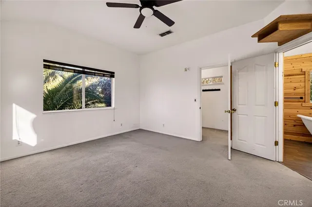 a view of a closet area