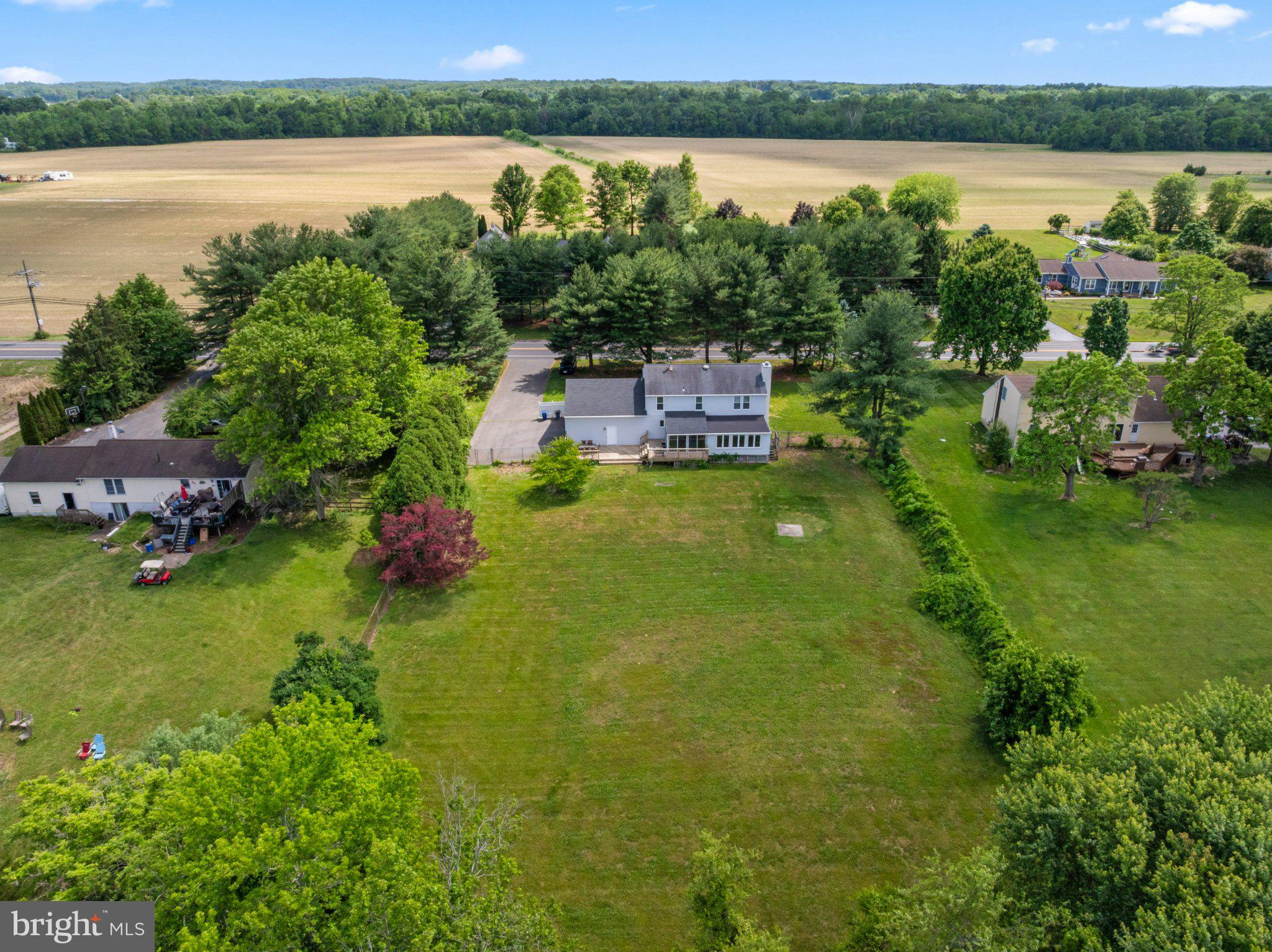 607 Chesterfield Arneytown Road Chesterfield, NJ 08515 - Photo 46 of 57 Sprawling green oasis with serene views.