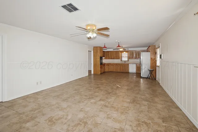 a view of empty room