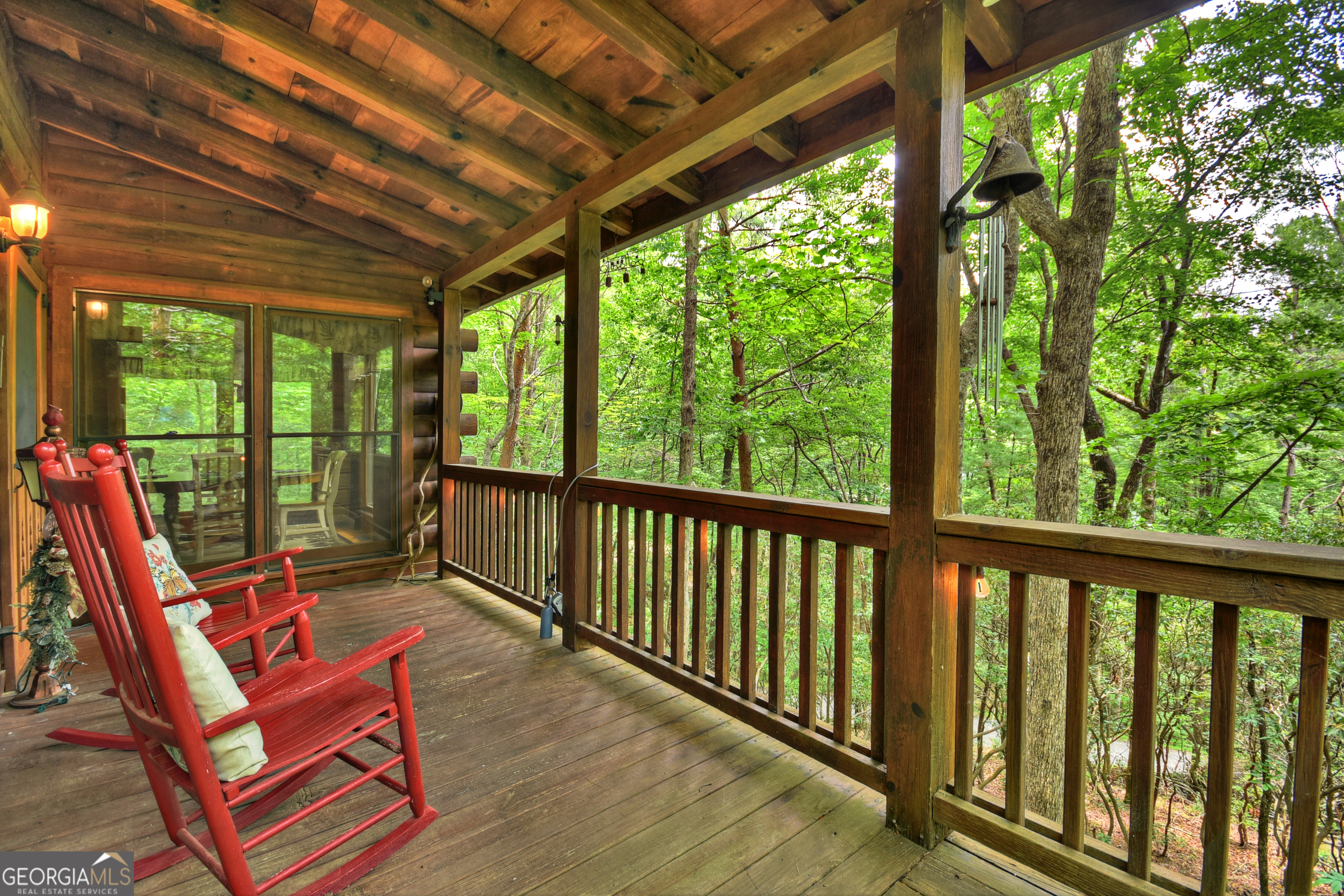 135 Tomahawk Trail Blue Ridge, GA 30513 - Photo 43 of 54 a view of two chairs in balcony