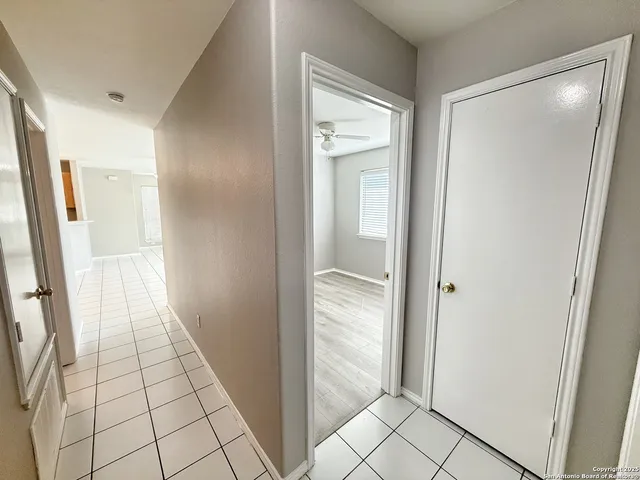 a view of front door