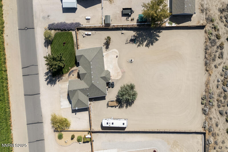 4609 Rancheria Road Fallon, NV 89406 - Photo 25 of 25 an aerial view of a house with a potted plant
