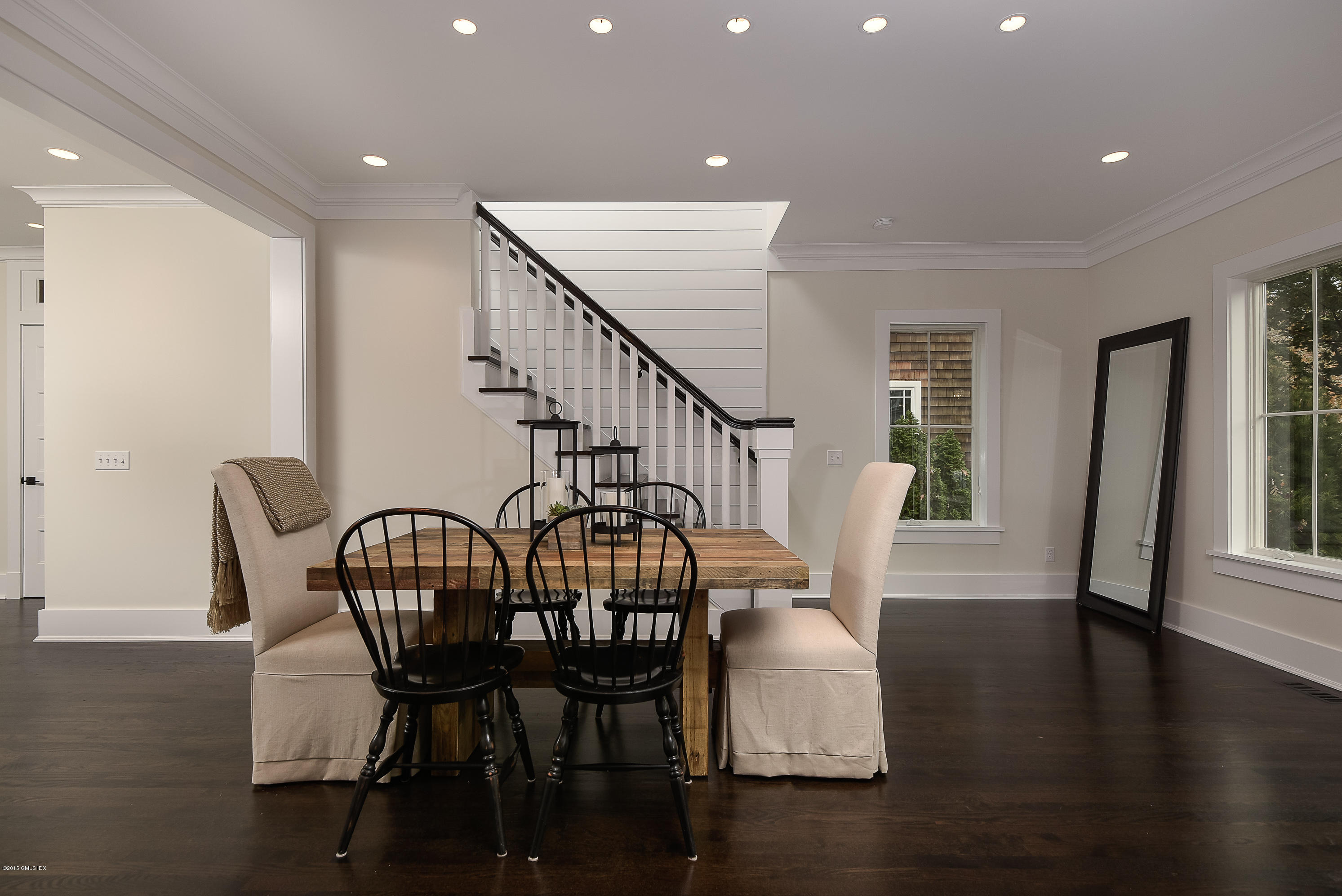 30 Edgewood Road Darien, CT 06820 - Photo 7 of 28 a view of a dining room with furniture and wooden floor