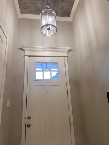 a view of dining room