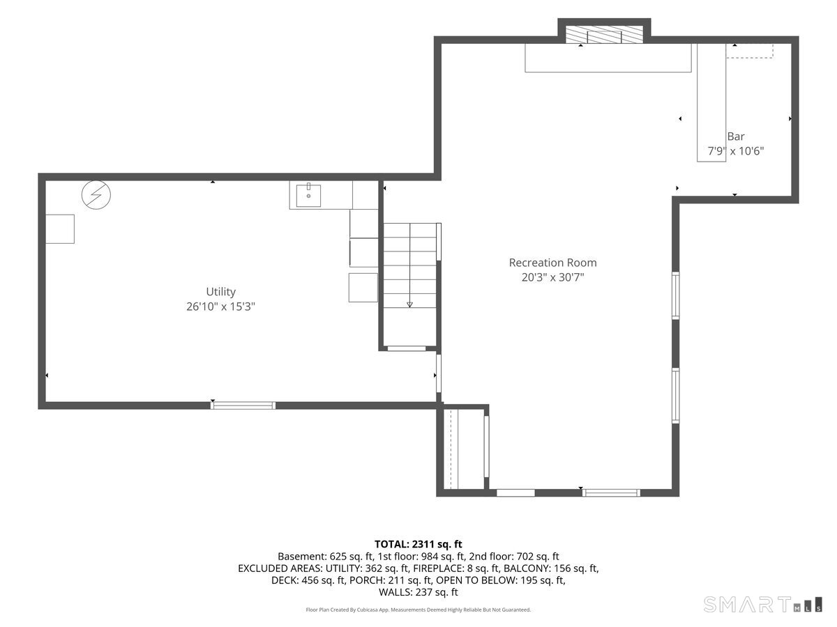 115 Green Hill Road Killingworth, CT 06419 - Photo 40 of 40 Lower level - floor plan