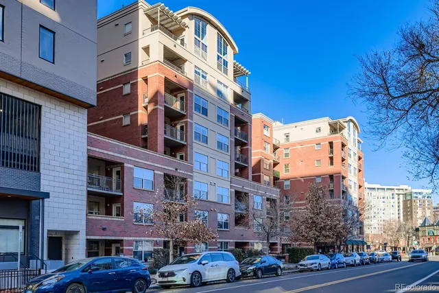 a front view of a building