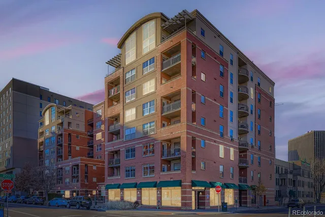 a front view of a building