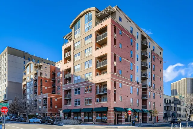 a front view of a building