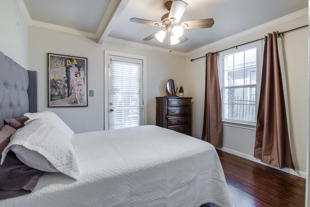 2404 Thornton Road, Unit A Austin, TX 78704 - Photo 17 of 31 a bedroom with a large bed and a window