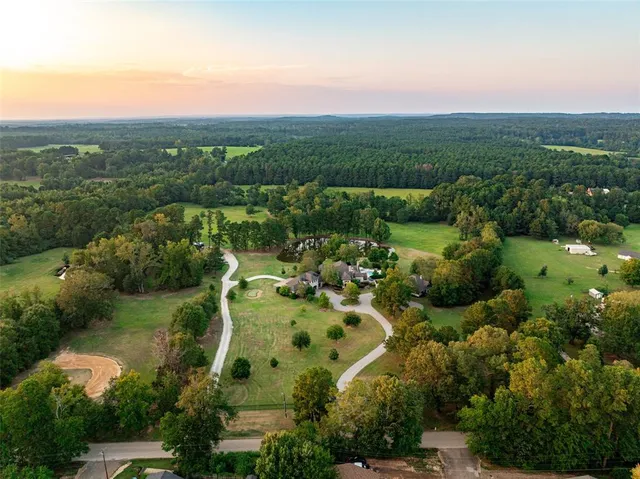 an aerial view of city