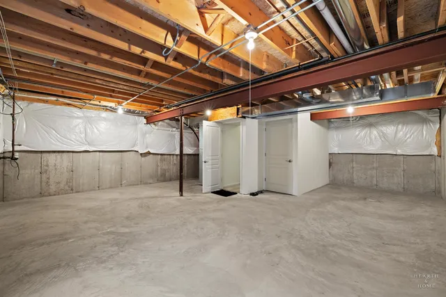 a view of water heater room