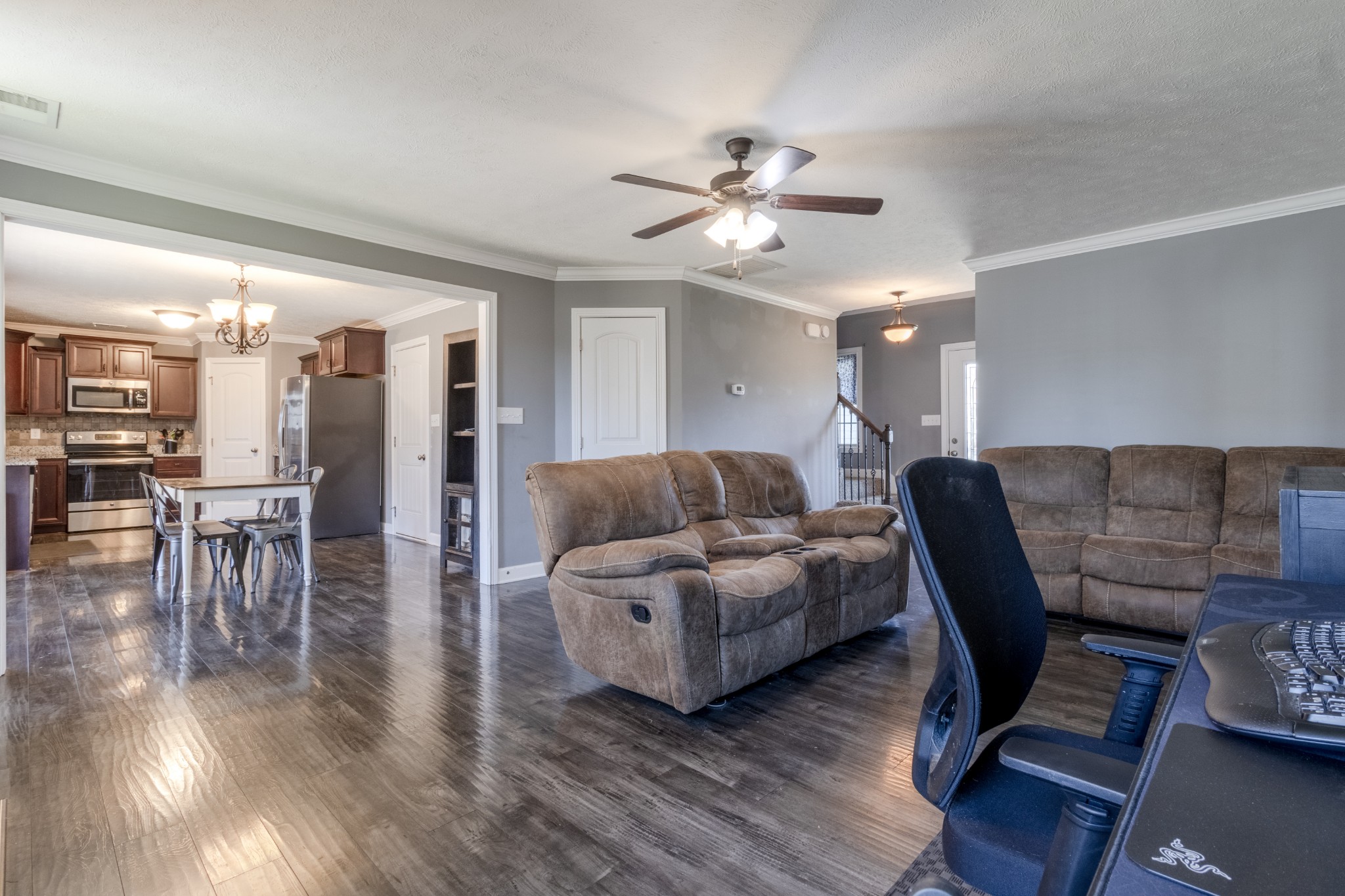 3794 Suiter Road Clarksville, TN 37040 - Photo 7 of 26 a living room with furniture and wooden floor