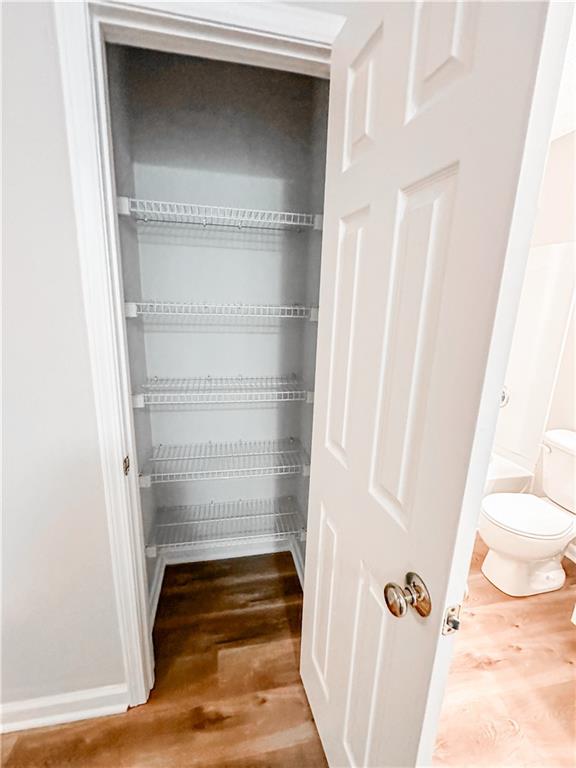139 Riverstone Commons Circle Canton, GA 30114 - Photo 17 of 28 a view of walk in closet with empty racks