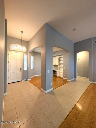 a view of a livingroom with a staircase