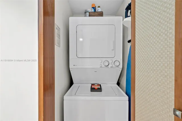 a bedroom with a bed and a mirror