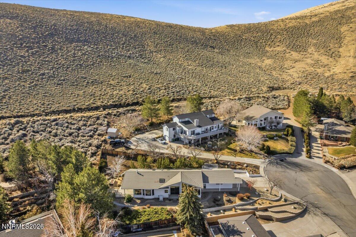 1243 Sharrow Way Carson City, NV 89703 - Photo 60 of 67 an aerial view of residential building and parking space